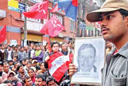 nepalis protest election killing