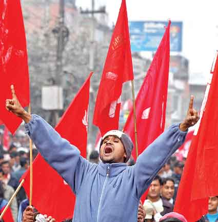 nepalis protest election killing