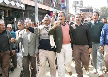 Dang Killing portest in Ilam