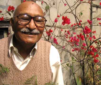 Hutaram Baidya with Bagan Beliya flower