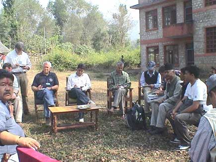 Maoist cantonment site inspection images