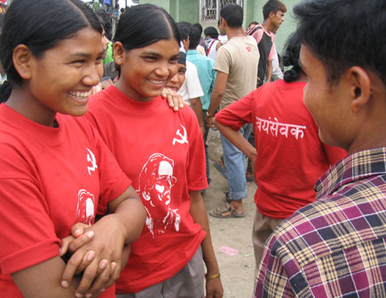 Images from Maoist Mass Meeting in Kathmandu
