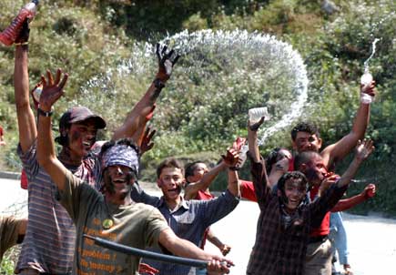 Celebrating Holi, the festival of Color