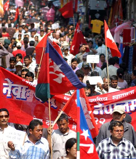 Nepal Indigenous Protest Rally Against Monarchy