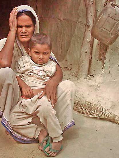 family of those who were killed by inspector dhungana