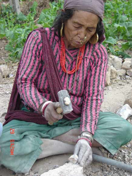 Rolpali woman displaced by the Maoists