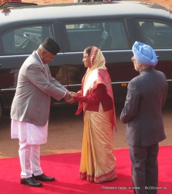 Nepal President visits India