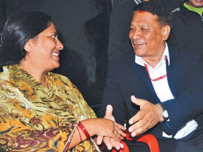 prakash man singh and chitralekha yadav